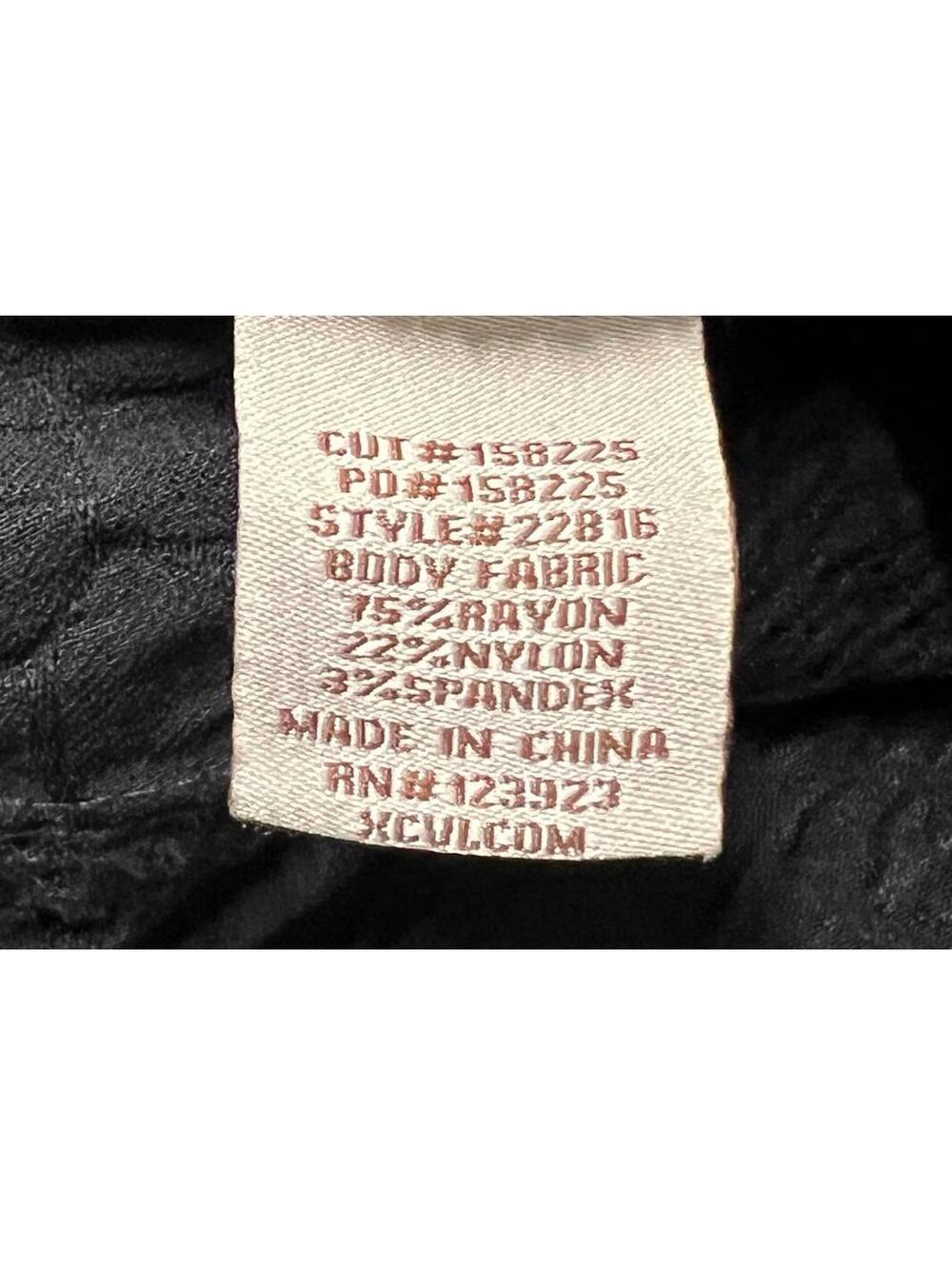 XCVI Kamala Textured Snakeskin Cargo Leggings Black Lagenlook Boho Utility XS - Picture 9 of 9